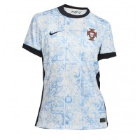 Camisa de Futebol Portugal Equipamento Secundário Mulheres Europeu 2024 Manga Curta